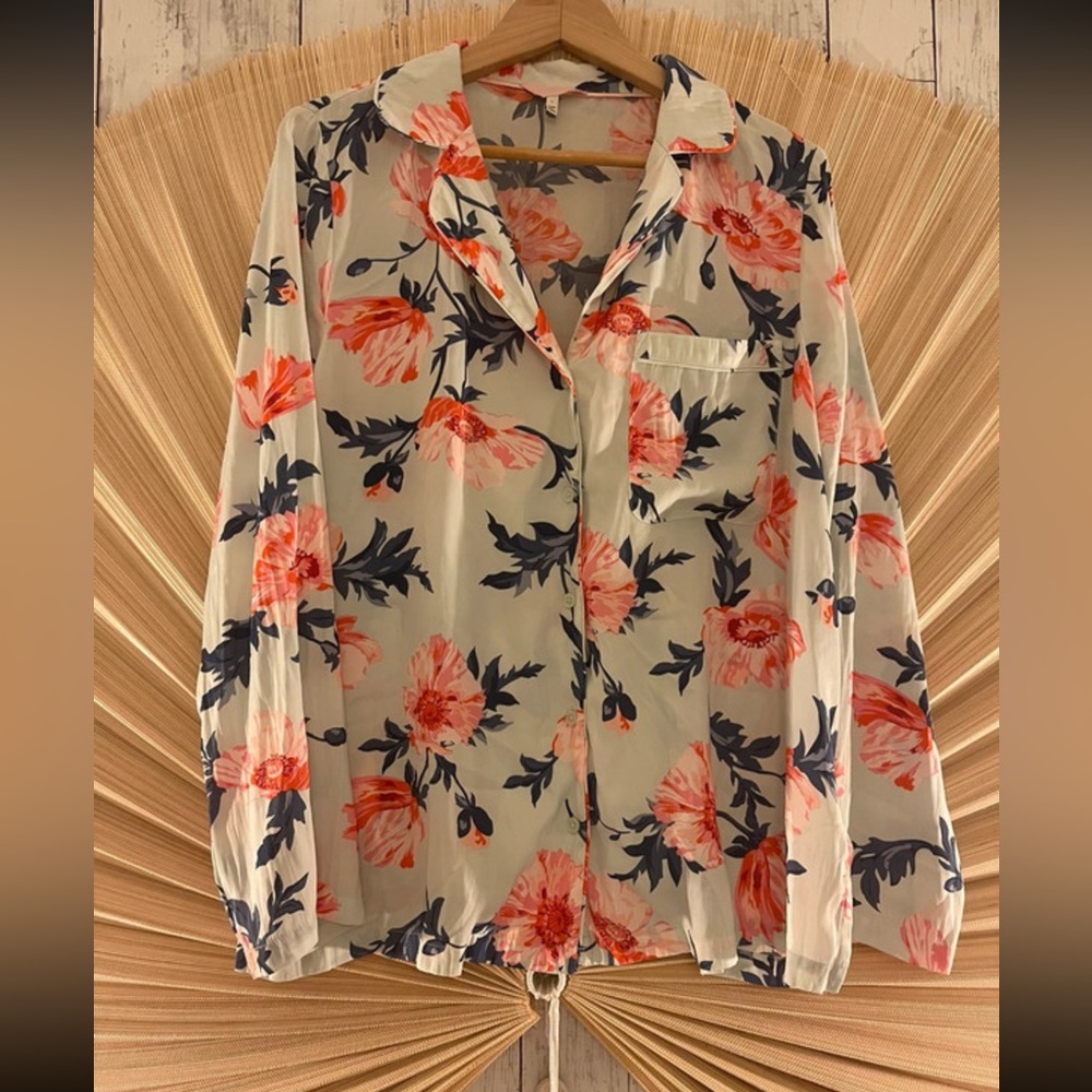 Joules pyjama top shirt size l 12 uk - Picture 1 of 6